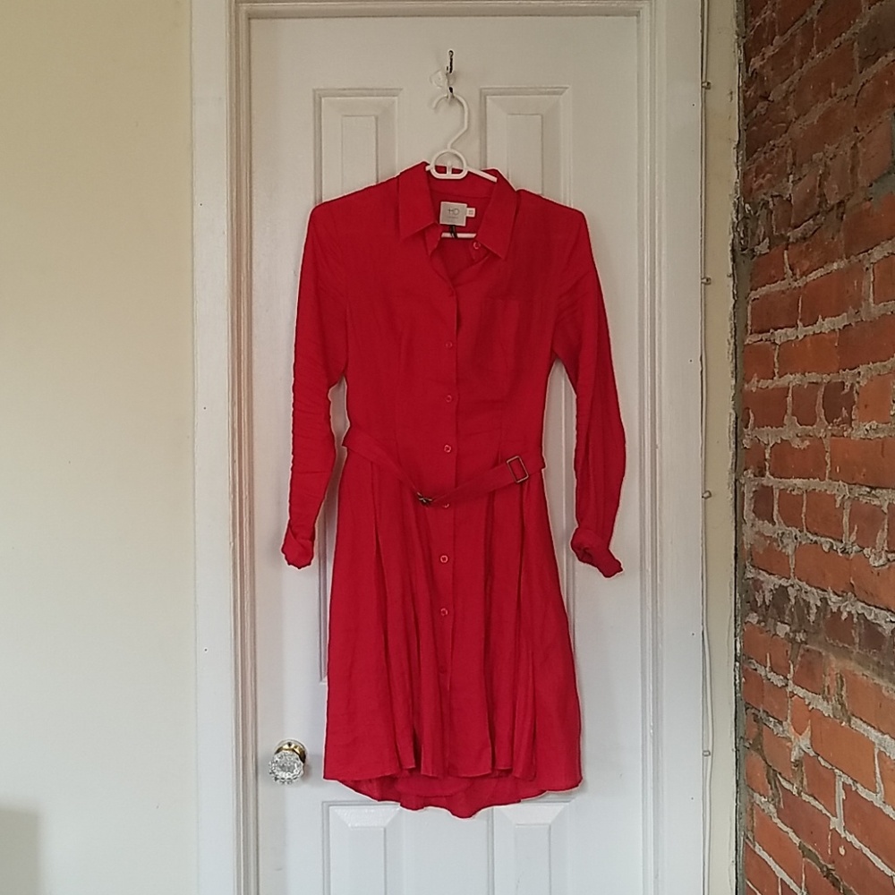 Shirt dress from Anthropologie